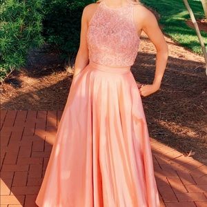 Sherri hill two piece prom dress